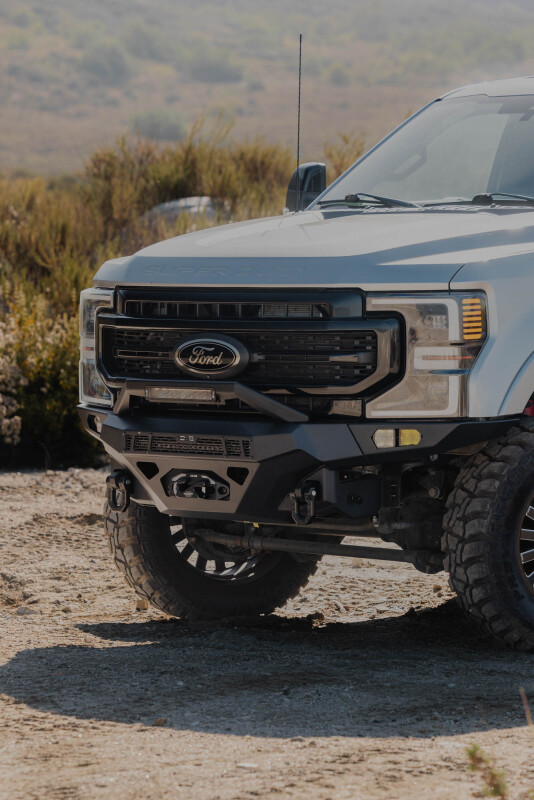 Ford Super Duty F-250 Front Bumper - DV8 Offroad - Spec Series - Black - `17-`22